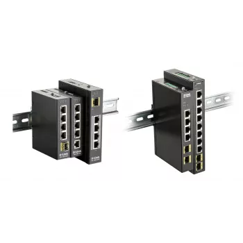 D-Link 8-pordiline gigabit-tööstuslüliti, sh 2 × 100/1000M SFP