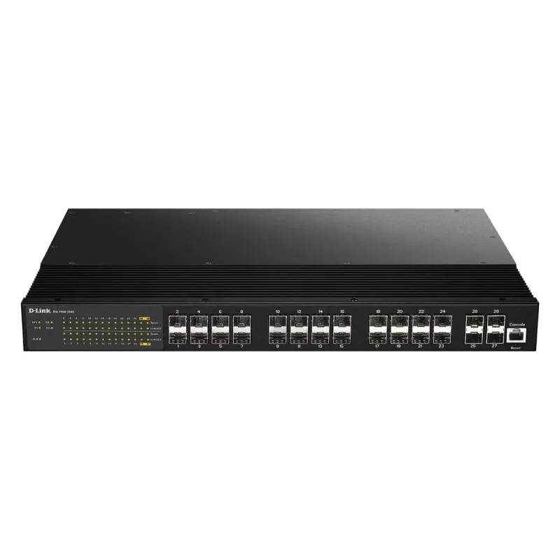 D-Link Industrial Layer 2+ Gigabit Managed Switch with 24 SFP Ports & 4 Port 10G SFP+