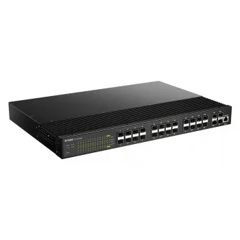 D-Link Industrial Layer 2+ Gigabit Managed Switch with 24 SFP Ports & 4 Port 10G SFP+