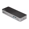 StarTech.com Universaalne sülearvuti dokkimisjaam, hübriid USB-C ja USB-A dokk, kahekordne 4K DP ja HDMI, 60W PD, Mac / Windows / Chrome OS, 4x USB 5Gbps jaotur, GbE