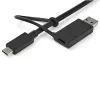 StarTech.com Universaalne sülearvuti dokkimisjaam, hübriid USB-C ja USB-A dokk, kahekordne 4K DP ja HDMI, 60W PD, Mac / Windows / Chrome OS, 4x USB 5Gbps jaotur, GbE