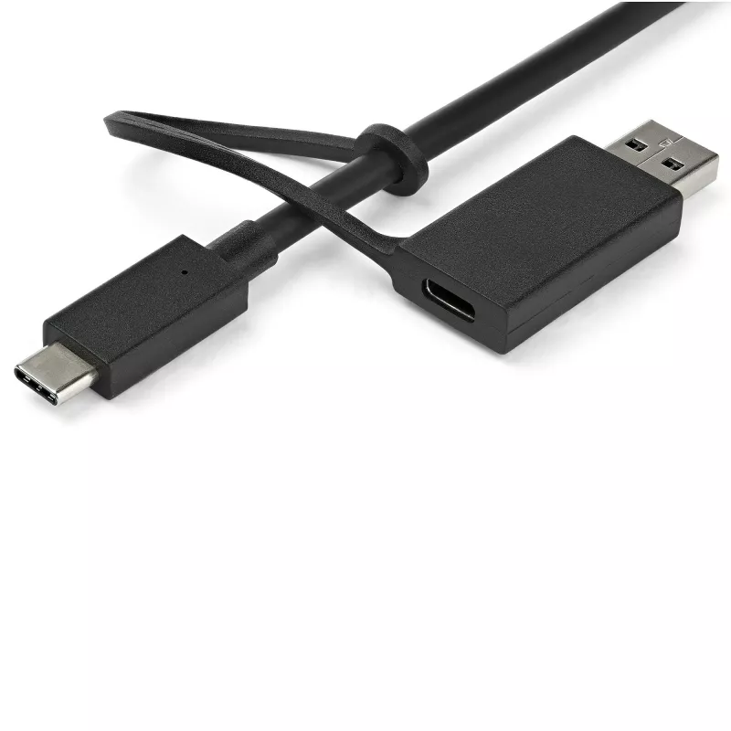 StarTech.com Universaalne sülearvuti dokkimisjaam, hübriid USB-C ja USB-A dokk, kahekordne 4K DP ja HDMI, 60W PD, Mac / Windows / Chrome OS, 4x USB 5Gbps jaotur, GbE