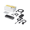 StarTech.com Universaalne sülearvuti dokkimisjaam, hübriid USB-C ja USB-A dokk, kahekordne 4K DP ja HDMI, 60W PD, Mac / Windows / Chrome OS, 4x USB 5Gbps jaotur, GbE
