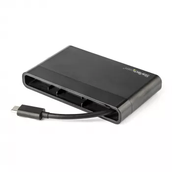 StarTech.com USB-C multipordiadapter HDMI, VGA, Gigabit Etherneti ja USB 3.0-ga - USB-C 4K HDMI või 1080p VGA mini dokkjaotur - USB USB-C reisidokkimisjaam USB-C sülearvutitele