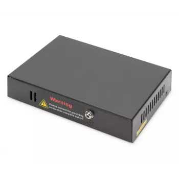 Digitus 4 pordiga Gigabit 4PPoE pikendaja 802.3at 60W Must