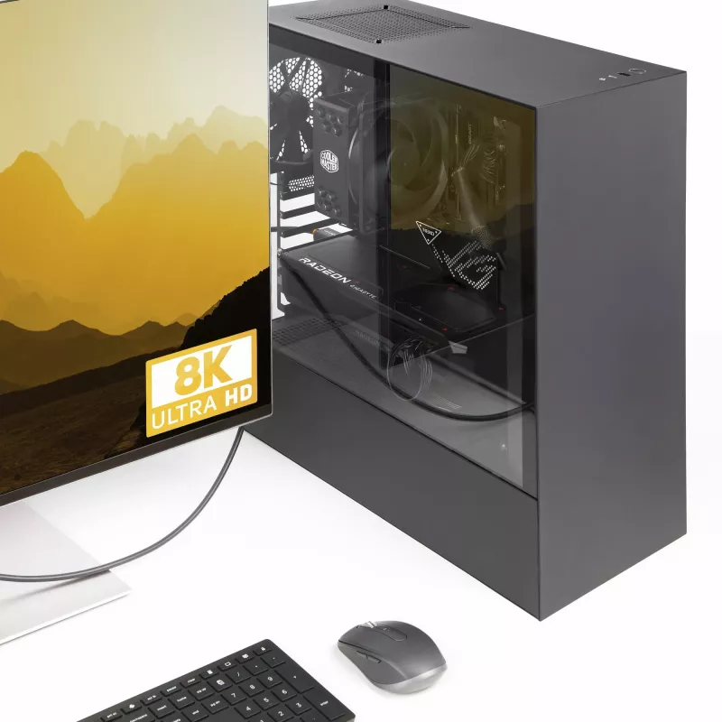 StarTech.com 1m DisplayPort 2.1 kaabel, VESA sertifitseeritud DP80 DisplayPort kaabel koos UHBR20/HDR/DSC 1.2a/HDCP 2.2, 16K/8K 60Hz, 4K 240Hz, 80Gbps, DP 2.1 kaabel, UHD monitori juhe, M/M