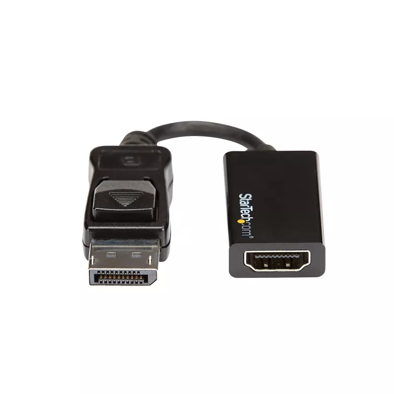 StarTech.com DisplayPort-HDMI-adapter - 4K 60Hz aktiivne DP 1.4-HDMI 2.0 videomuundur - DP-HDMI monitori/teleri/kuvari kaabeladapter, dongel - lukustuv DP-pistik