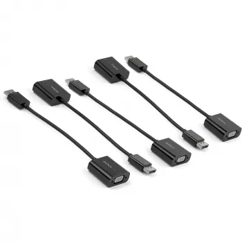 StarTech.com 5-Pack DisplayPort to VGA adapter – DisplayPort 1.2 to VGA aktiivadapter – digitaalne DP analoog-VGA videomuundur – DisplayPort isane VGA emasele monitoriadapter