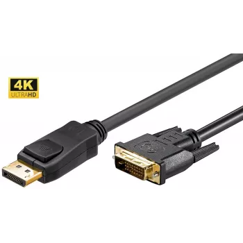 Microconnect DP-DVI-MM-500 videokaabli adapter 5 m DisplayPort DVI-D Must