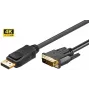 Microconnect DP-DVI-MM-500 videokaabli adapter 5 m DisplayPort DVI-D Must