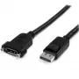StarTech.com 3ft (1m) paneelikinnitusega DisplayPort-kaabel - 4K x 2K - DisplayPort 1.2 pikenduskaabel isane/emane - DP-videopikendusjuhe paneelikinnitusega DP-pistikuga - DP-kuvarikaabel
