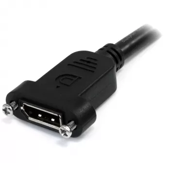 StarTech.com 3ft (1m) paneelikinnitusega DisplayPort-kaabel - 4K x 2K - DisplayPort 1.2 pikenduskaabel isane/emane - DP-videopikendusjuhe paneelikinnitusega DP-pistikuga - DP-kuvarikaabel