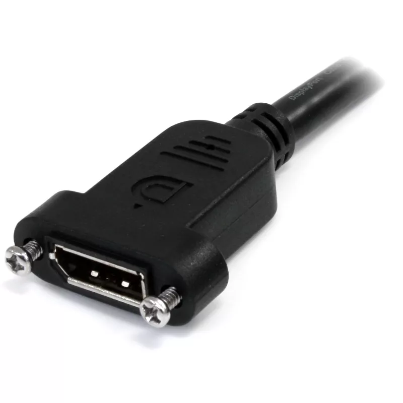 StarTech.com 3ft (1m) paneelikinnitusega DisplayPort-kaabel - 4K x 2K - DisplayPort 1.2 pikenduskaabel isane/emane - DP-videopikendusjuhe paneelikinnitusega DP-pistikuga - DP-kuvarikaabel