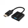 Microconnect DPVGA15CM videokaabli adapter 0,15 m DisplayPort VGA (D-Sub) Must