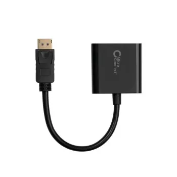 Microconnect DPVGA15CM videokaabli adapter 0,15 m DisplayPort VGA (D-Sub) Must