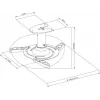 Vivolink VLMC101-H projektorikinnitus Lagi Valge