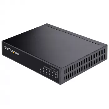 StarTech.com Haldamata 2.5G kommutaator - 5 pordiga gigabitine kommutaator - 2.5GBASE-T haldamata Etherneti kommutaator - Etherneti jaotur - DIN-liistule või seinale paigaldatav - multi-gigabitine - Auto-MDIX - 9K jumbo