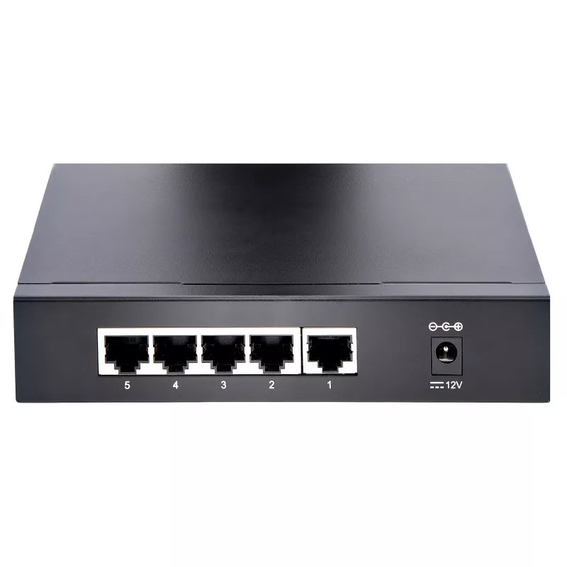 StarTech.com Haldamata 2.5G kommutaator - 5 pordiga gigabitine kommutaator - 2.5GBASE-T haldamata Etherneti kommutaator - Etherneti jaotur - DIN-liistule või seinale paigaldatav - multi-gigabitine - Auto-MDIX - 9K jumbo