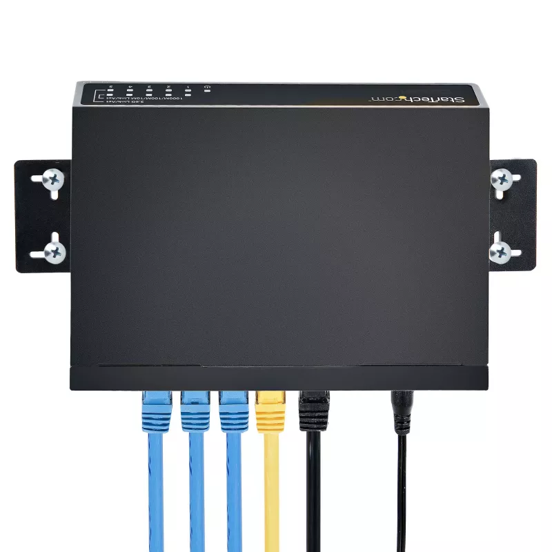 StarTech.com Haldamata 2.5G kommutaator - 5 pordiga gigabitine kommutaator - 2.5GBASE-T haldamata Etherneti kommutaator - Etherneti jaotur - DIN-liistule või seinale paigaldatav - multi-gigabitine - Auto-MDIX - 9K jumbo