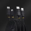 StarTech.com 6 jala (1,8 m) DisplayPort ja USB 5 Gbit/s KVM-kaabel, 4K 60 Hz, universaalselt ühilduv DP 1.2/USB 3.0 kombokaabel KVM-lülititele