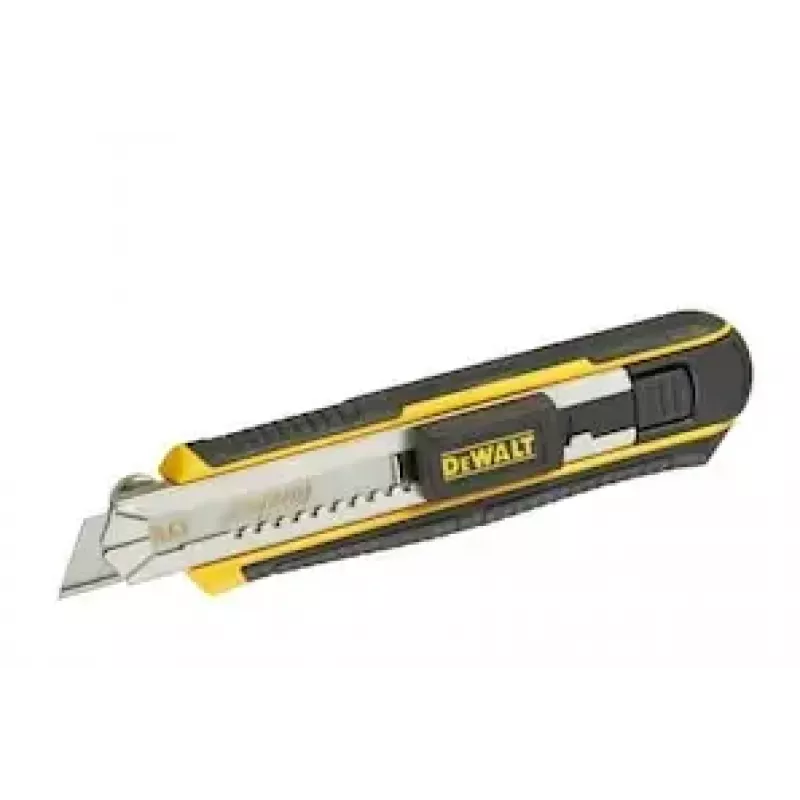 Utility folding knife DeWALT DWHT0-10249 — roostevabast terasest tera 1.8 cm, must/kollane