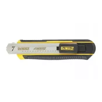 Utility folding knife DeWALT DWHT0-10249 — roostevabast terasest tera 1.8 cm, must/kollane