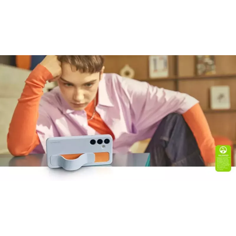 Katte Samsung Galaxy S24+ helesinine ühevärviline lauajalg