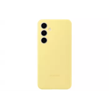 Katte Samsung Galaxy S24 FE silikoonümbris Monokromaatne Kollane
