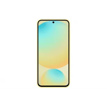 Katte Samsung Galaxy S24 FE silikoonümbris Monokromaatne Kollane