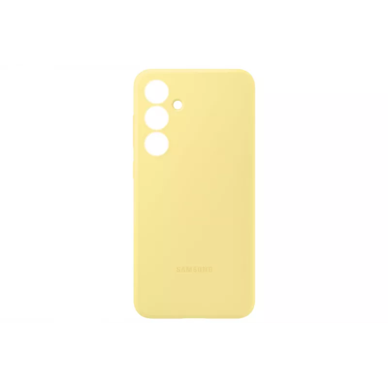 Katte Samsung Galaxy S24 FE silikoonümbris Monokromaatne Kollane
