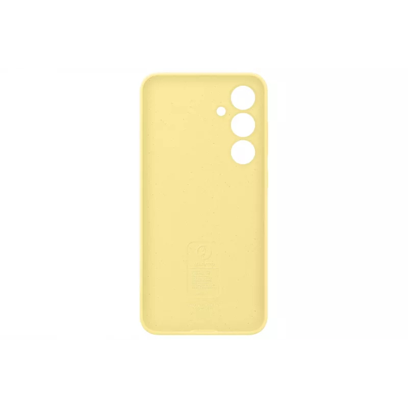 Katte Samsung Galaxy S24 FE silikoonümbris Monokromaatne Kollane