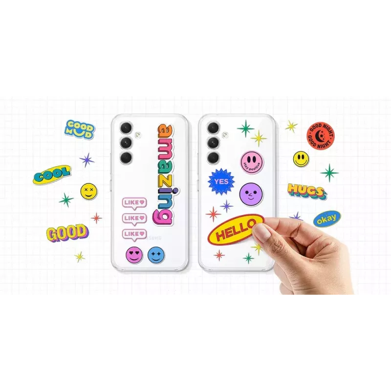 Samsung EF-QA546 mobiiltelefoni ümbris 16,3 cm (6,4 tolli) kate Läbipaistev