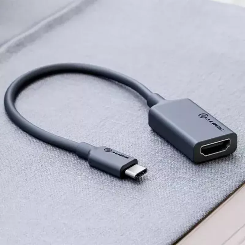 USB-C HDMI-adapter ALOGIC EL2UCHD-ADP 4K tugi 20cm