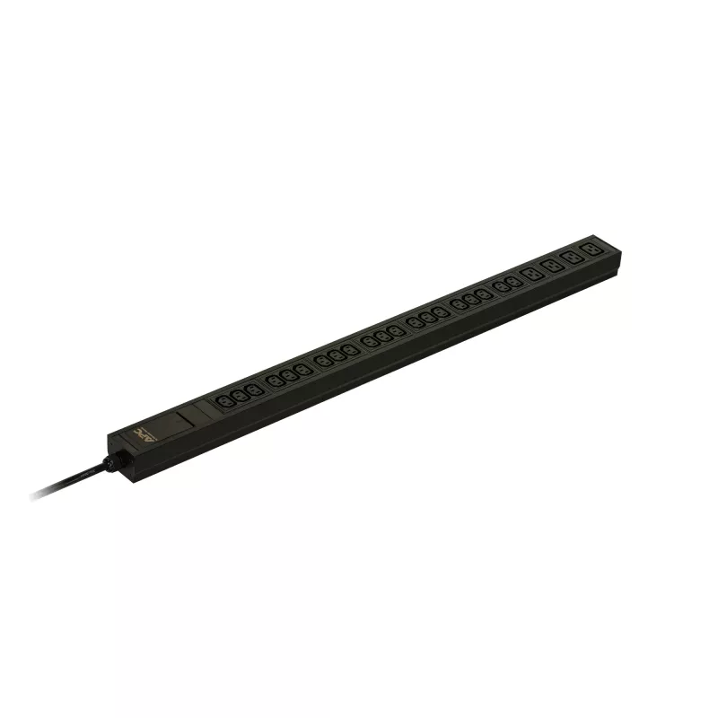APC Easy Rack PDU, Basic, 0U, 1 faas, 3,7 kW, 230 V, 16 A, 20 x C13 ja 4 x C19 pistikupesa, IEC60309 2P+E sisend