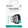eSTUFF Titan Shield täielik korpuse ekraanikaitse Apple Watch Series 9/8/7 45 mm - läbipaistev