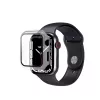 eSTUFF Titan Shield täielik korpuse ekraanikaitse Apple Watch Series 9/8/7 45 mm - läbipaistev