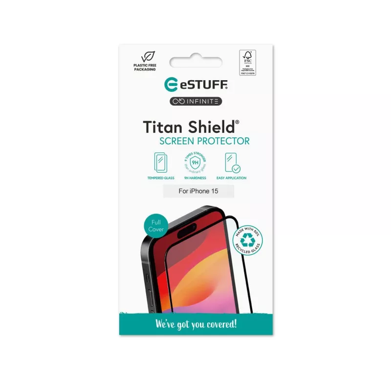 eSTUFF ES501401 mobiiltelefoni ekraani/tagapaneeli kaitse Läbipaistev ekraanikaitse Apple 1 tk