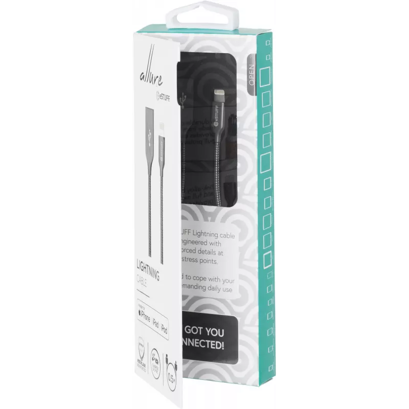 eSTUFF ES601165 lightning-kaabel 1,5 m Hall