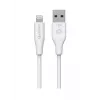Lightning-kaabel eSTUFF ES601170 1m USB A 2,4A 5V valge