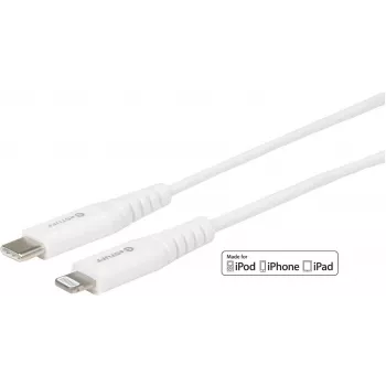 Lightning kaabel eSTUFF ES602021 0.5m USB C Valge