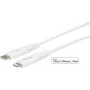 Lightning kaabel eSTUFF ES602021 0.5m USB C Valge
