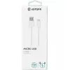 eSTUFF ES603007 USB-kaabel USB 2.0 1 m USB A – Micro-USB B valge