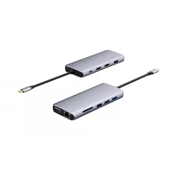 eSTUFF ES623009 liidesejaotur USB 3.2 Gen 1 (3.1 Gen 1) USB-C 5000 Mbit/s Hall
