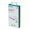 USB-jaotur eSTUFF USB-C 2-le USB 3.0-le ja 2-le USB-C 3.1-le 10000 Mbit/s valge