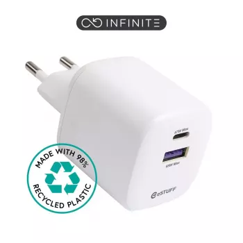 Mobiilseadme laadija eSTUFF ES637065 Universal Valge AC Indoor USB USB-C