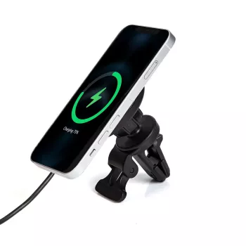 eSTUFF ES638130 mobiilseadme laadija nutitelefonile Alumiinium Sigaretisüütaja Juhtmevaba laadimine Kiirlaadimine Auto