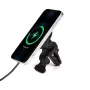 eSTUFF ES638130 mobiilseadme laadija nutitelefonile Alumiinium Sigaretisüütaja Juhtmevaba laadimine Kiirlaadimine Auto