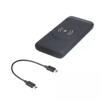 eSTUFF ES641042 akupank Liitiumpolümeer (LiPo) 10000 mAh Juhtmevaba laadimine Must