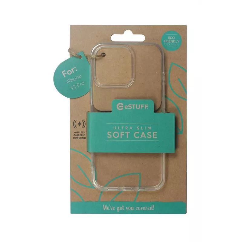 eSTUFF ES67100003 mobiiltelefoni ümbris 15.5 cm (6.1 tolli) Läbipaistev kate
