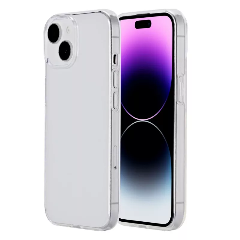 eSTUFF-i INFINITE VIENNA ümbris iPhone 15 Plus jaoks, läbipaistev, 6,7-tolline